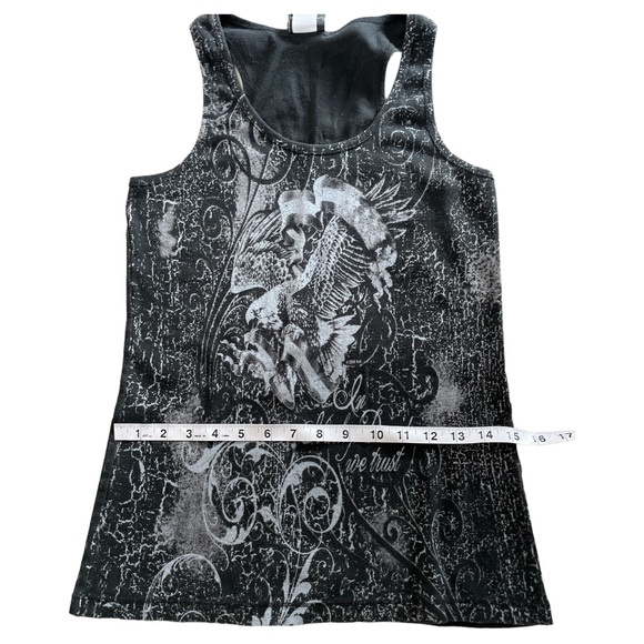 Harley Davidson Tank Top “In Harley Davidson We Trust” Sturgis SD Shirt Size Med - Picture 3 of 8